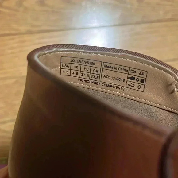 [US6.5] Vionic Jolene Brown Round Toe  Ankle Boot VGUC - Picture 6 of 7